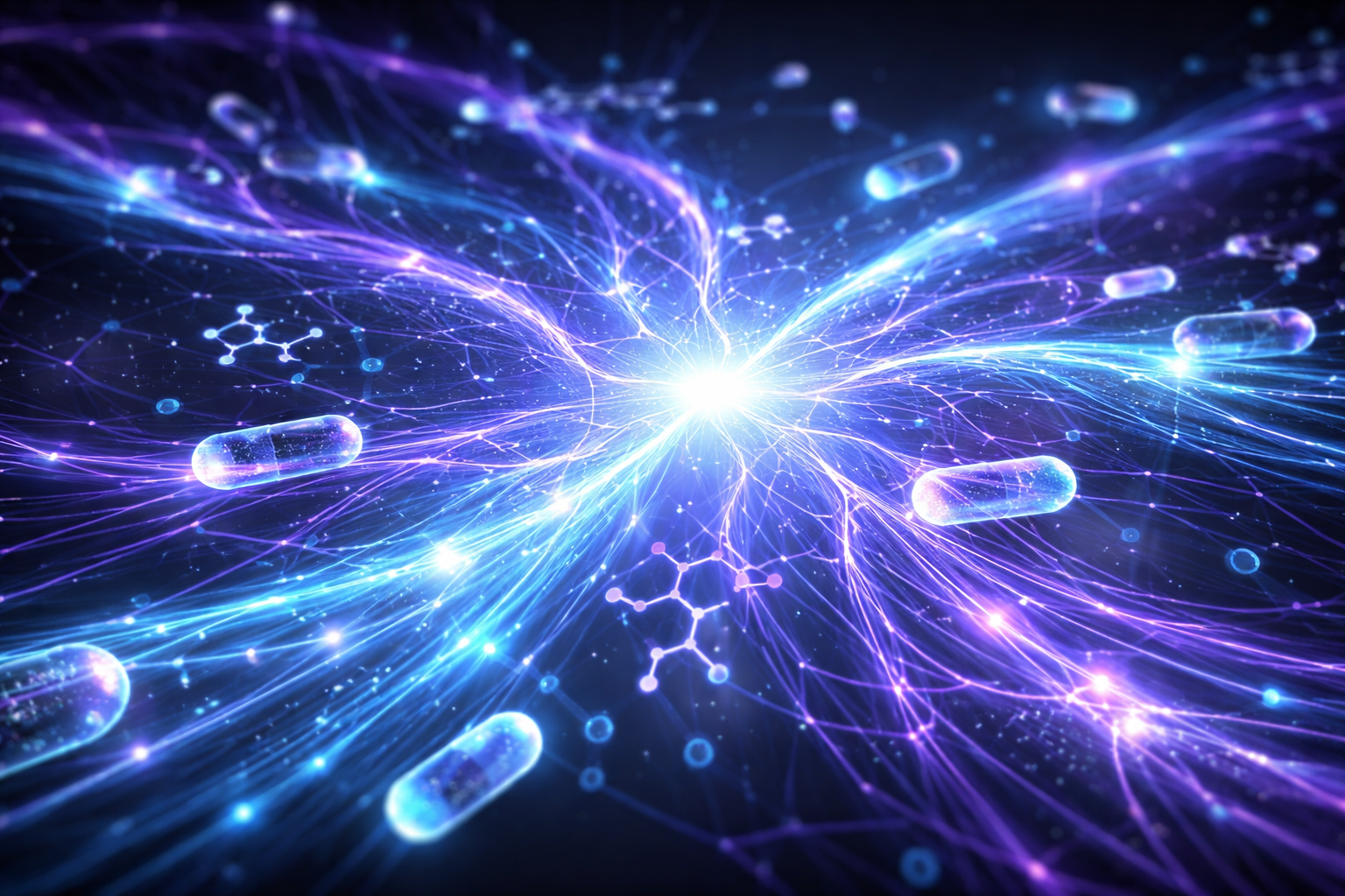 AI Network Visualization - Representing Pharmaceutical Intelligence